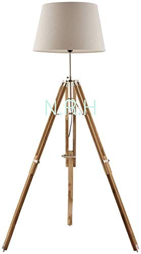 Wooden tripod floor - wooden, mid