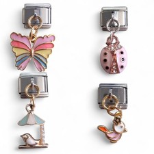 Italian Dangle charms Fits nomination And All Classic 9mm Italian Bracelets