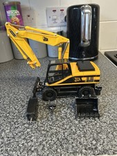 Britains JCB JS200W Wheeled Excavator And Attachments ( No Box )