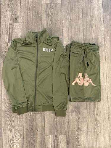 Kappa track suit set olive - kappa,