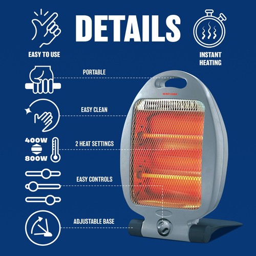 800w halogen heater - heater, instant