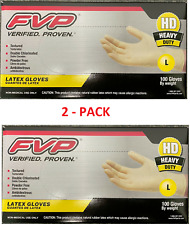 2 - FVP Latex Gloves LARGE