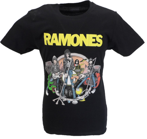 Mens black official - mens, ramones