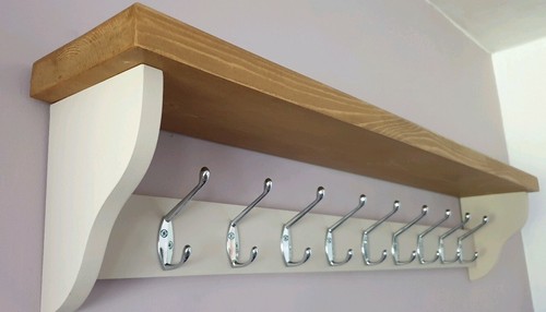 Coat rack shelf handmade 9 - coat,