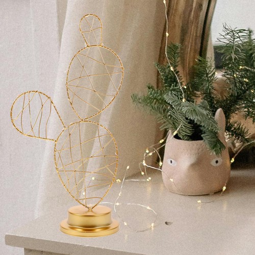 Cactus tabletop lamp - tabletop, metal