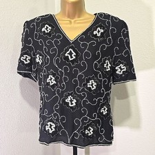 Vtg 80s Stenay Black Cream
