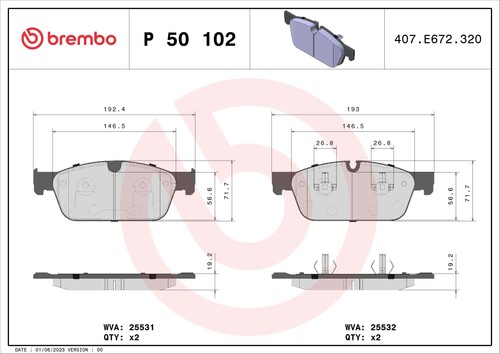 Front axle brembo - axle,