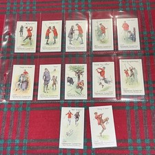 12 Faulkner Cigarette Cards 