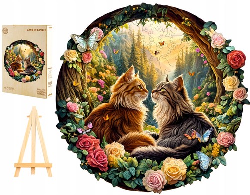 Wooden jigsaw puzzles - wooden, 270pc