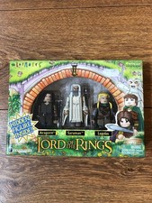 Minimates The Lord Of The Rings Mini Collectible Aragorn Saruman And Legolas