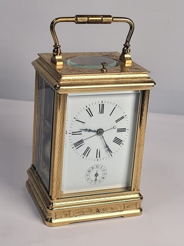 French antique engraved brass - french,