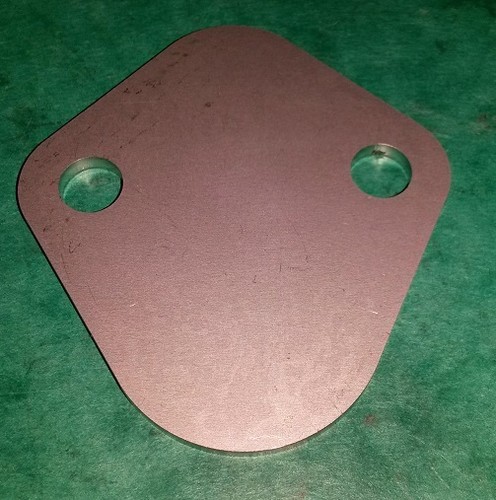 Fuel pump blank blanking plate - pump,