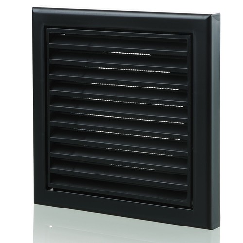 Louvred wall vent grille - louvred,