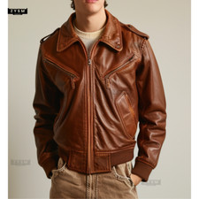 Vintage Brown Leather Flight