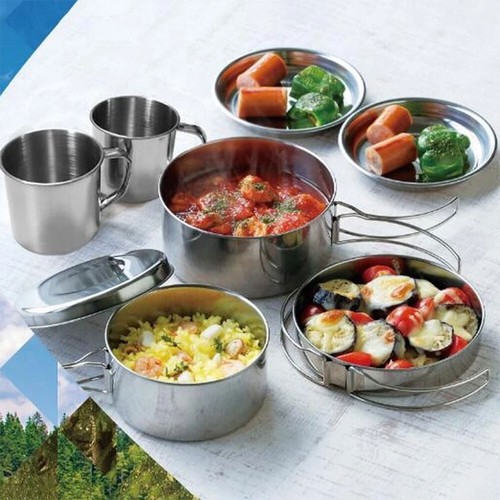 8pcs kit cookware stainless - cookware,