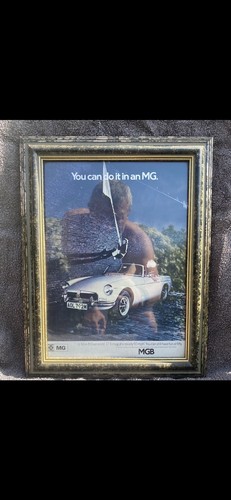 Framed vintage magazine advert - framed,