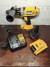 DeWalt XRP DC920 20v 18v Hammer Drill Lithium Adapted Battery And Charger 