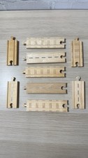 Wooden 9 X 2 SIDED ROAD TO RAIL TRACK PIECES Thomas Railway Learning Curve Brio