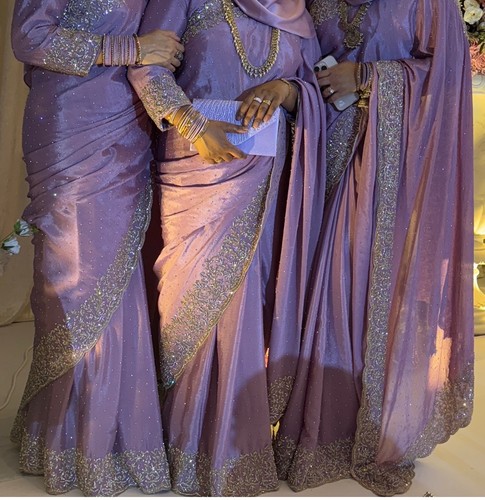 Women saree with blouse - with,