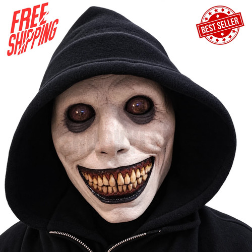 Halloween demon face mask - halloween,