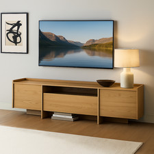 Large TV Unit Long Cabinet