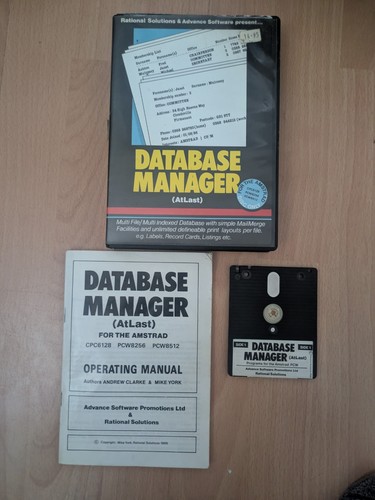 Database manager amstrad cpc - amstrad,