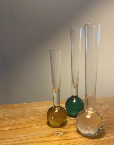 Trio art glass - art, vases