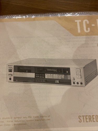 Fx77 sony cassette deck - sony,