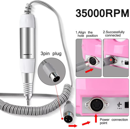 Electric nail drill - nail, pen
