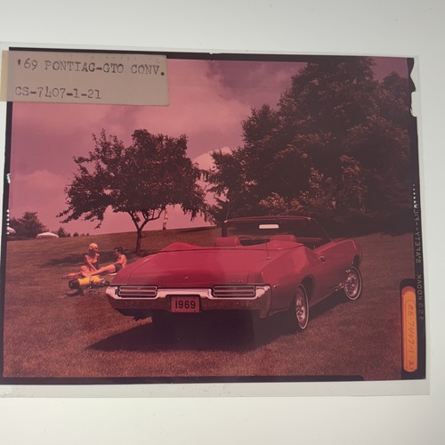 Vtg 1969 pontiac car - vtg,