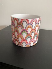 Ceramic , Cement Indoor Plant Cache Pots, Patterned and Plain, No Drainage Holes