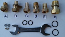 GAS METER UNIONS ADAPTERS