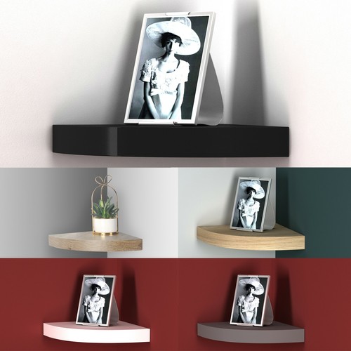 Floating wooden wall mounting - floating,