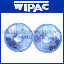 Land Rover Defender Quadoptic Headlamps Halogen Headlight Pair- WIPAC - RTC4615
