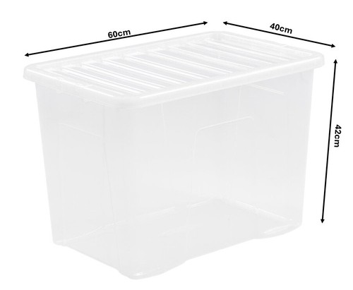 80l crystal clear - crystal, plastic