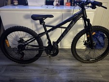HUFFY Korros 24-Inch 21-Speed Black Hardtail Mountain Bike - 24382W