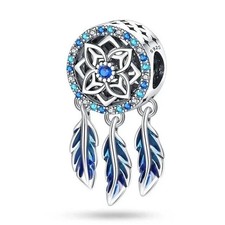 Blue dreamcatcher charm for - charm,