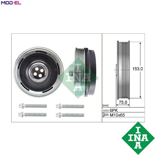 Belt pulley set crankshaft 544 - belt,