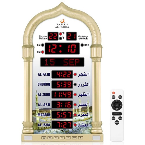 Azan clock led - 1x(azan, muslim