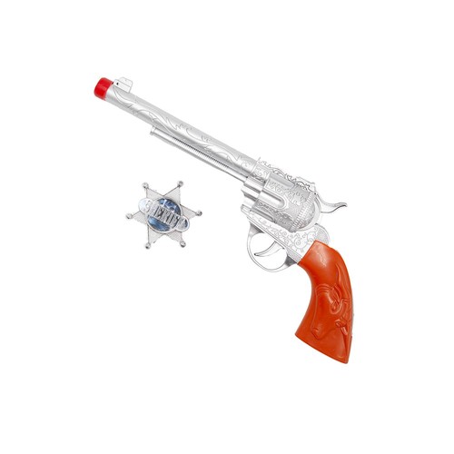 Cowboy gun and - and, badge