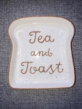 Tea And Toast Plate by The