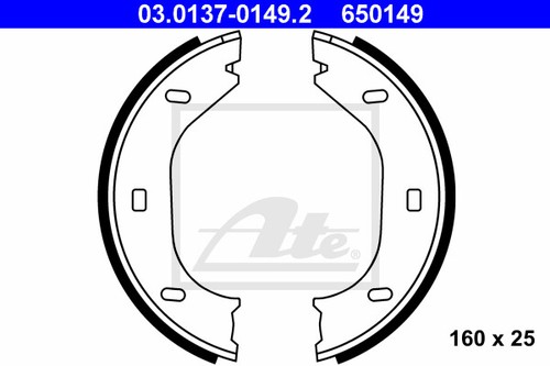 New brake shoe - new,
