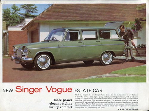 Singer vogue estate car - estate,