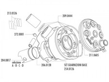 Polini 50cc Piston Set 40.2mm