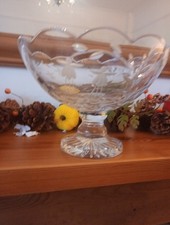 BEAUTIFUL CRYSTAL TRIFLE BOWL