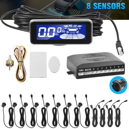 Front and rear sensors - and, 8-sensors