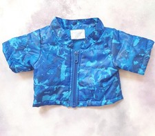 Build A Bear, Blue, Padded Camouflage Coat Jacket. B 614
