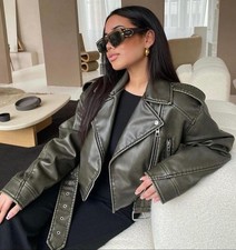 ZARA Molly Mae KHAKI CHARCOAL