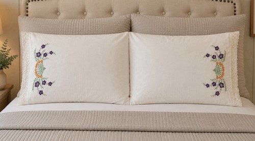 Pair vintage white - vintage, with