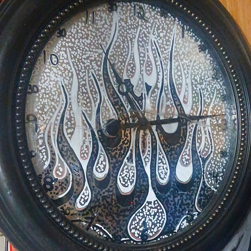 Homemade wall clock - homemade,
